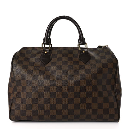 Louis Vuitton Damier Ebene Speedy 30 1 of 12