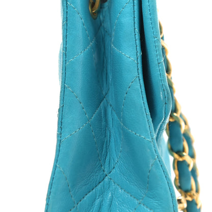 Chanel Lambskin Quilted Mini Square Flap Blue 11 of 11