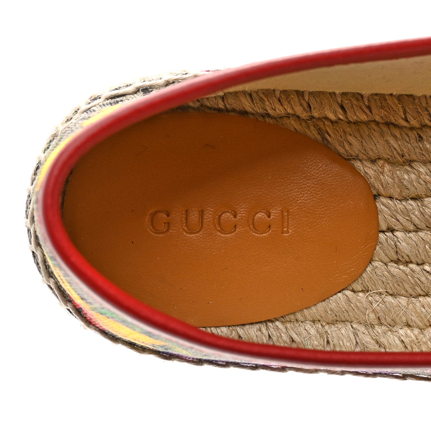 Gucci GG Supreme Monogram Blooms Espadrilles 36 Beige Multicolor Dry Rose 6 of 9