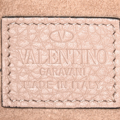 Valentino Garavani Grained Calfskin Rockstud Bucket Bag Poudre 6 of 9