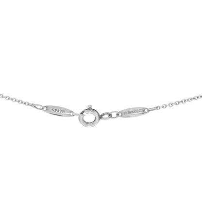 Tiffany Sterling Silver 9mm Elsa Peretti Bean Pendant Necklace 4 of 4