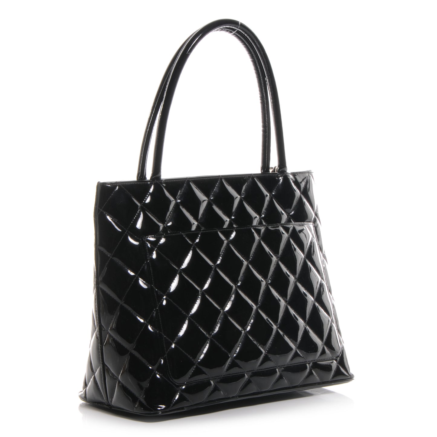 Patent Medallion Tote Black