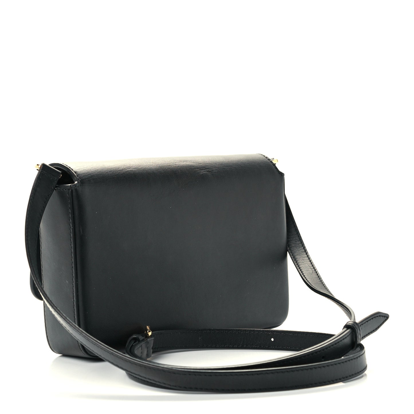 Calfskin Mini Vintage Check Note Bag Black