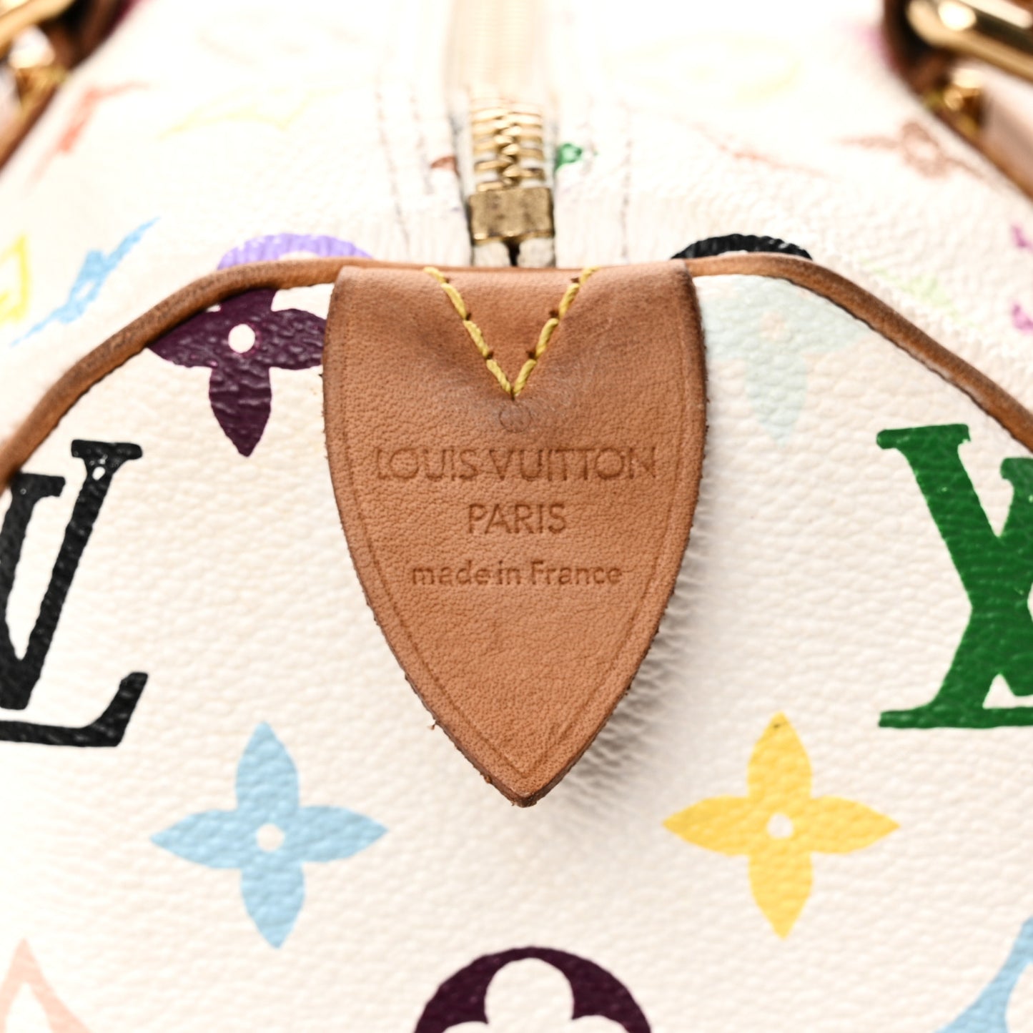Monogram Multicolor Speedy 30 White