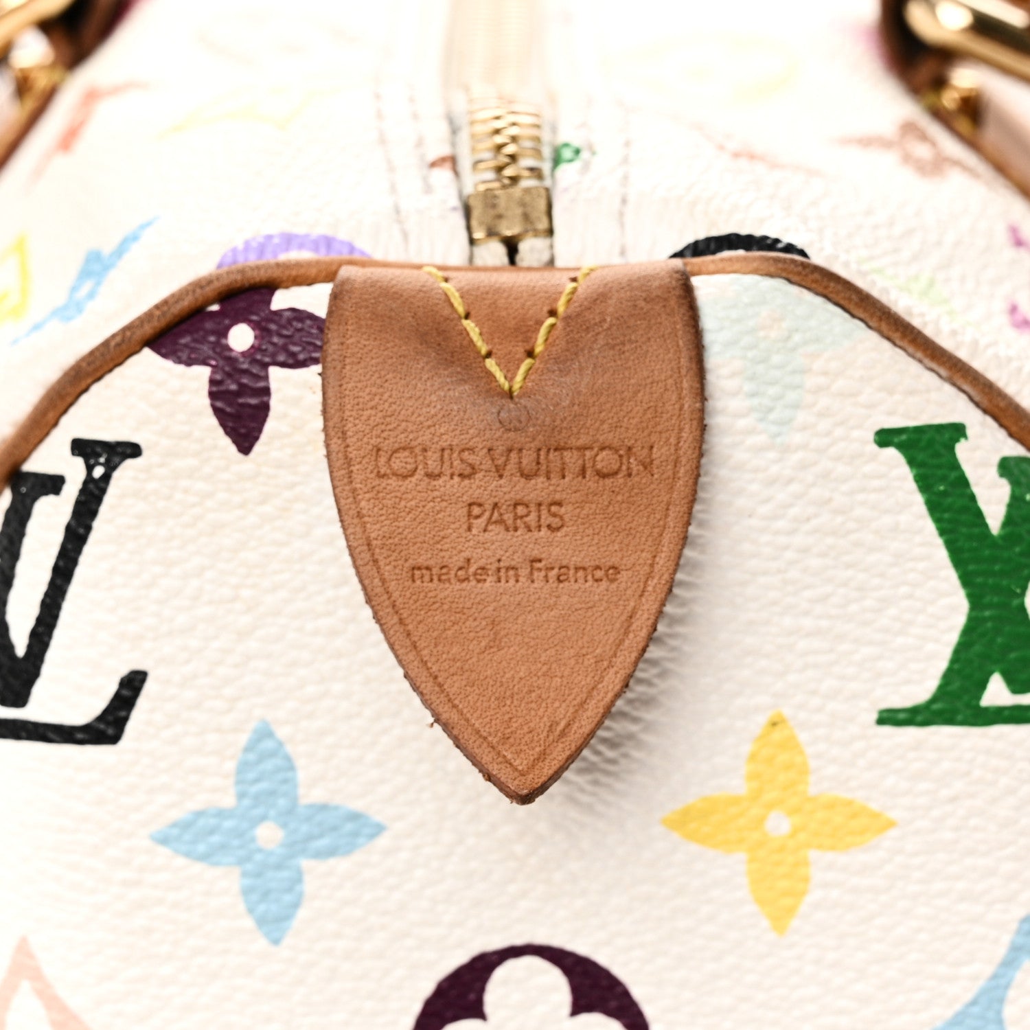 Louis Vuitton Monogram Multicolor Speedy 30 White 6 of 13