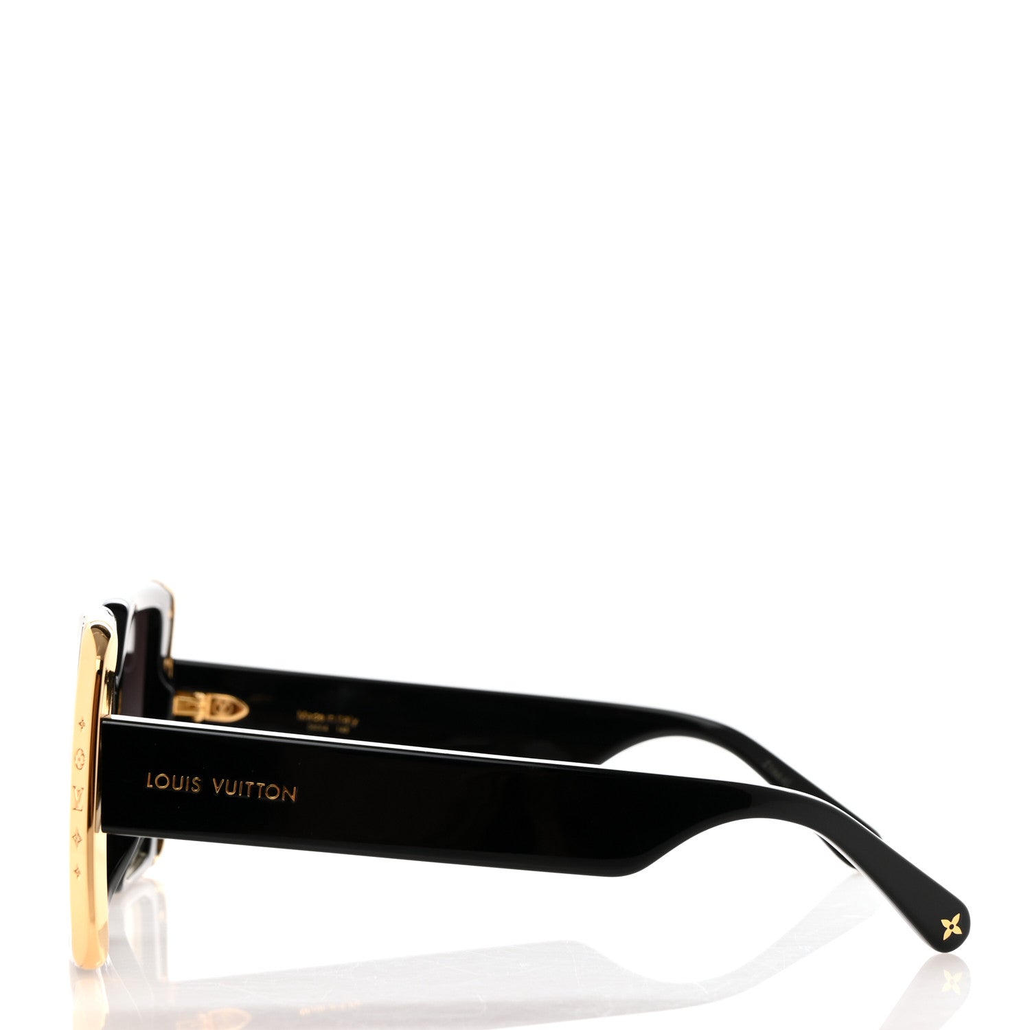 Louis Vuitton Acetate LV Moon Square Sunglasses Z1664E Black 3 of 9