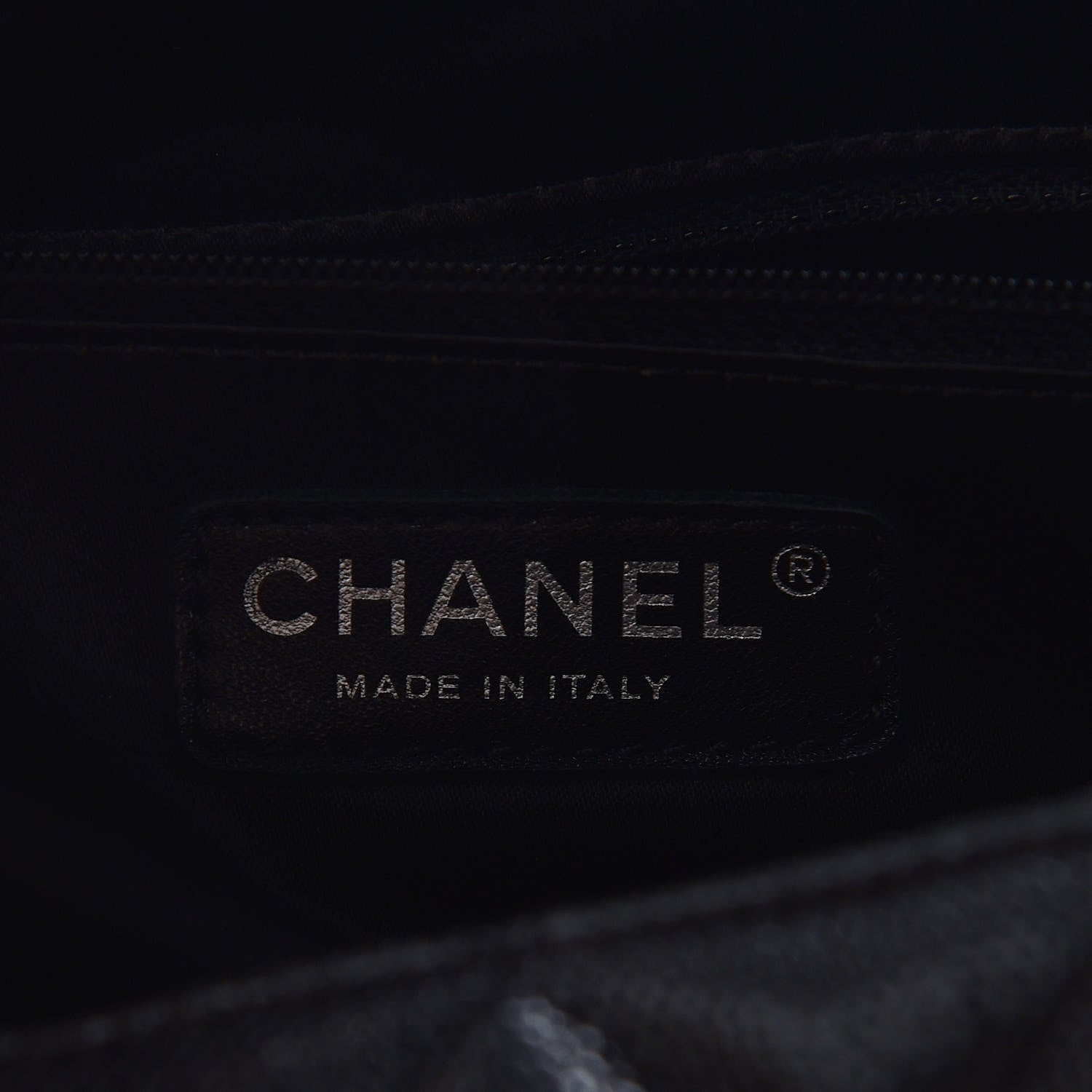 Chanel Caviar Quilted XL Grand Shopping Tote GST Black 6 of 12