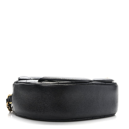 Chanel Lambskin Quilted Coco Midnight Camera Case Black 4 of 12
