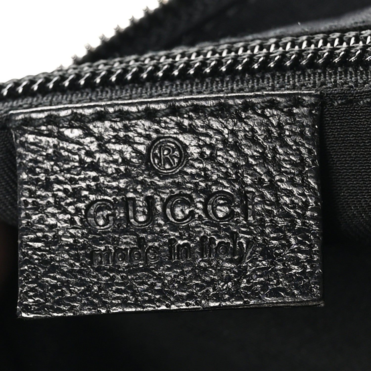 Gucci Monogram Medium Half Moon Hobo Black 5 of 9