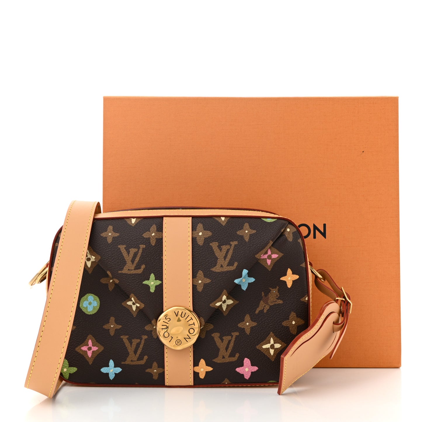 X TYLER THE CREATOR Monogram Craggy Envelope Messenger Chocolate