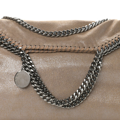 Stella McCartney Shaggy Deer Mini Falabella Fold Over Tote Beige 8 of 10
