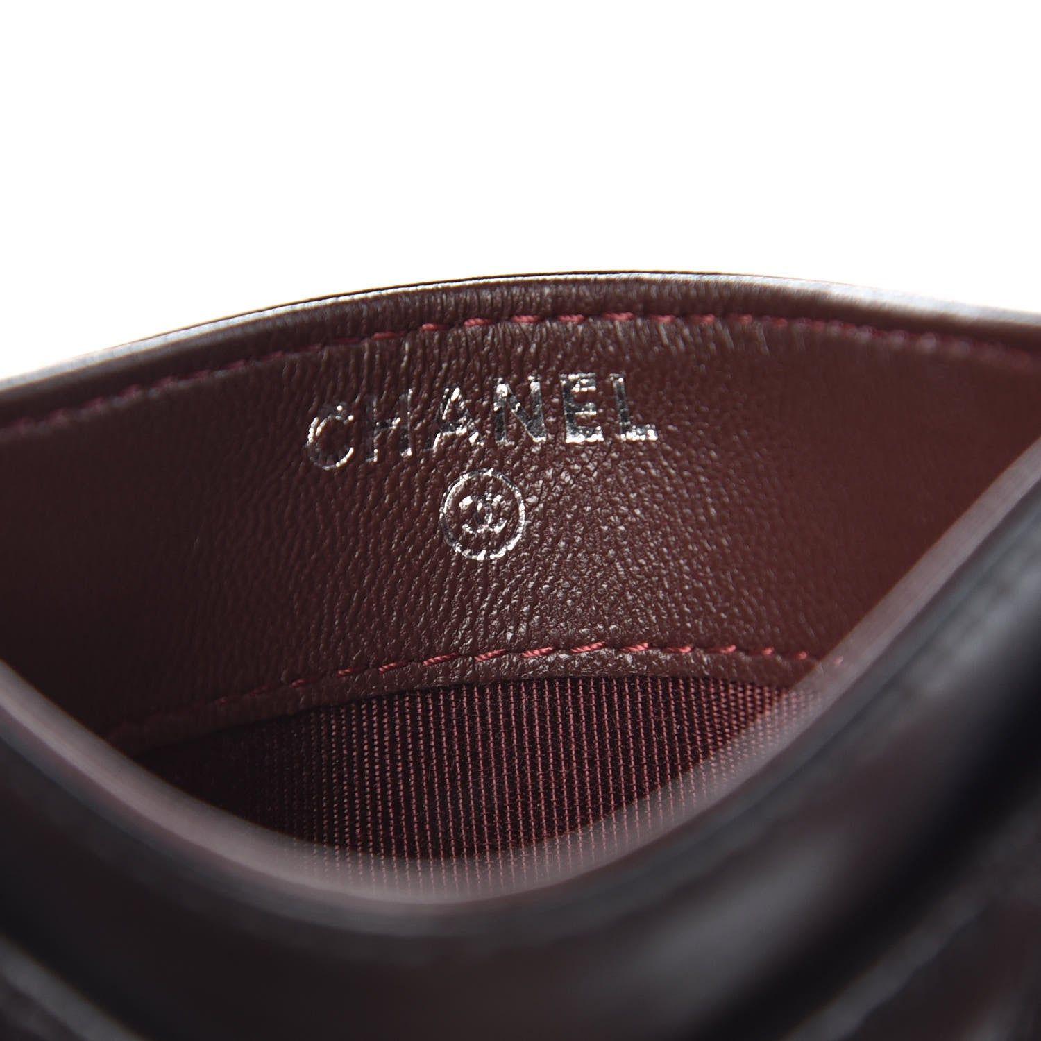 Chanel Lambskin Quilted Card Holder Black 6 of 9