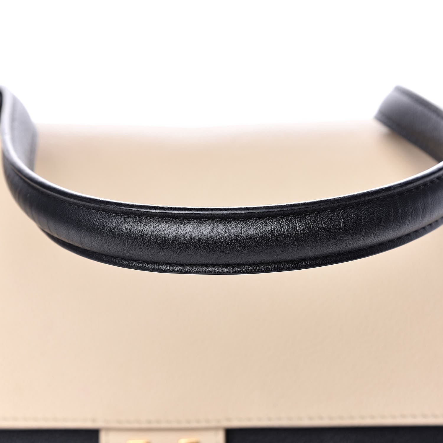 Louis Vuitton Calfskin Lockme MM Vanille Black 14 of 16