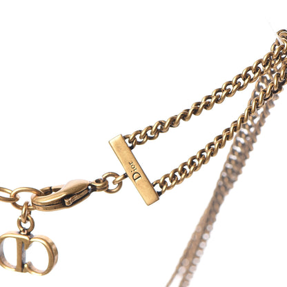 Christian Dior Metal J'Adior Choker Necklace Aged Gold 5 of 6