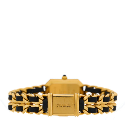 Chanel Stainless Steel Lambskin 20mm Chain Premiere Quartz Watch Gold XL 3 of 4