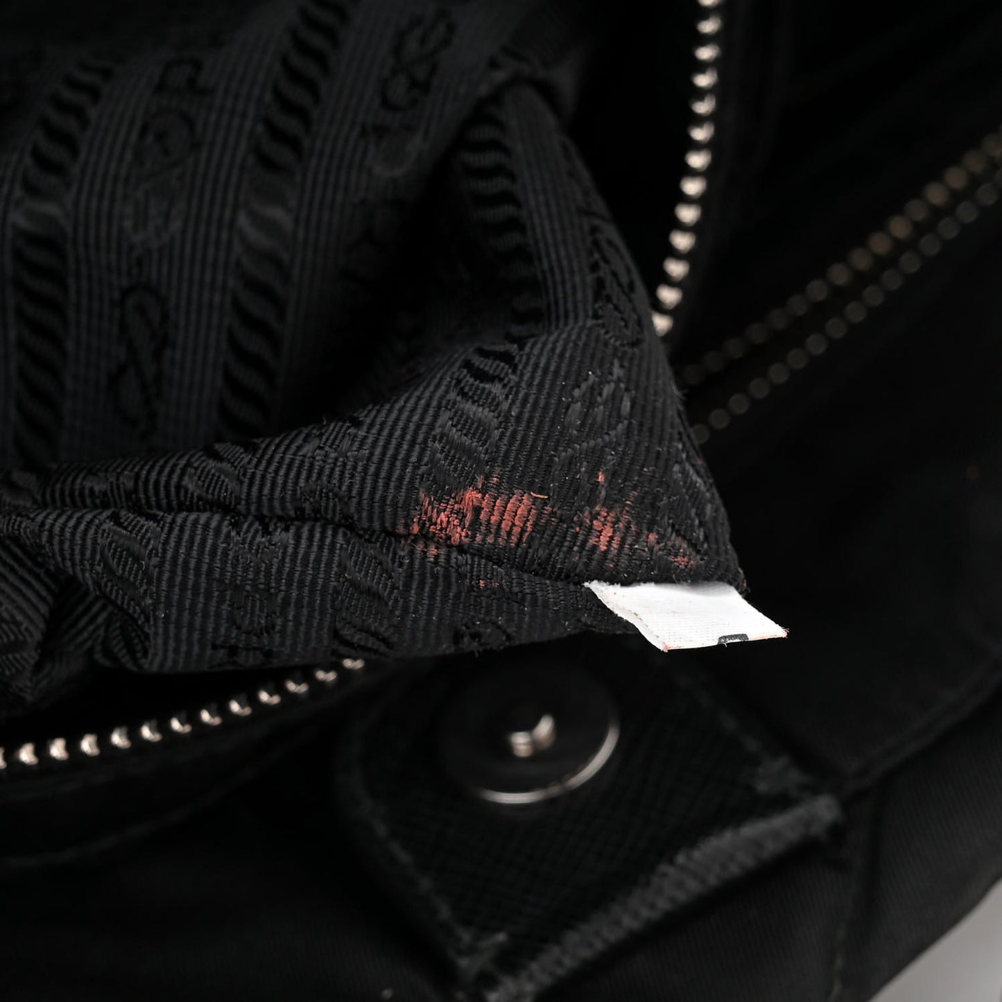 Nylon Tessuto Impuntu Quilted Tote Black