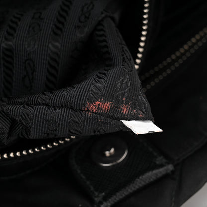 Prada Nylon Tessuto Impuntu Quilted Tote Black 12 of 12