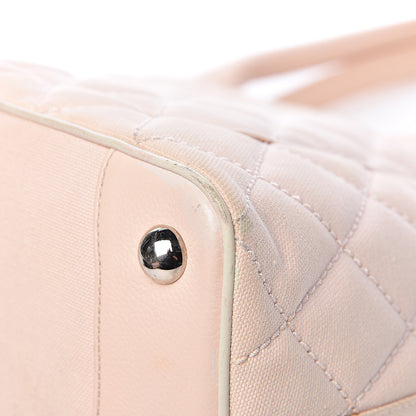 Chanel Canvas Caviar Tassel Tote Light Pink 18 of 19