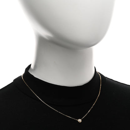 Cartier 18K Yellow Gold Diamond LM D'Amour Pendant Necklace 2 of 4
