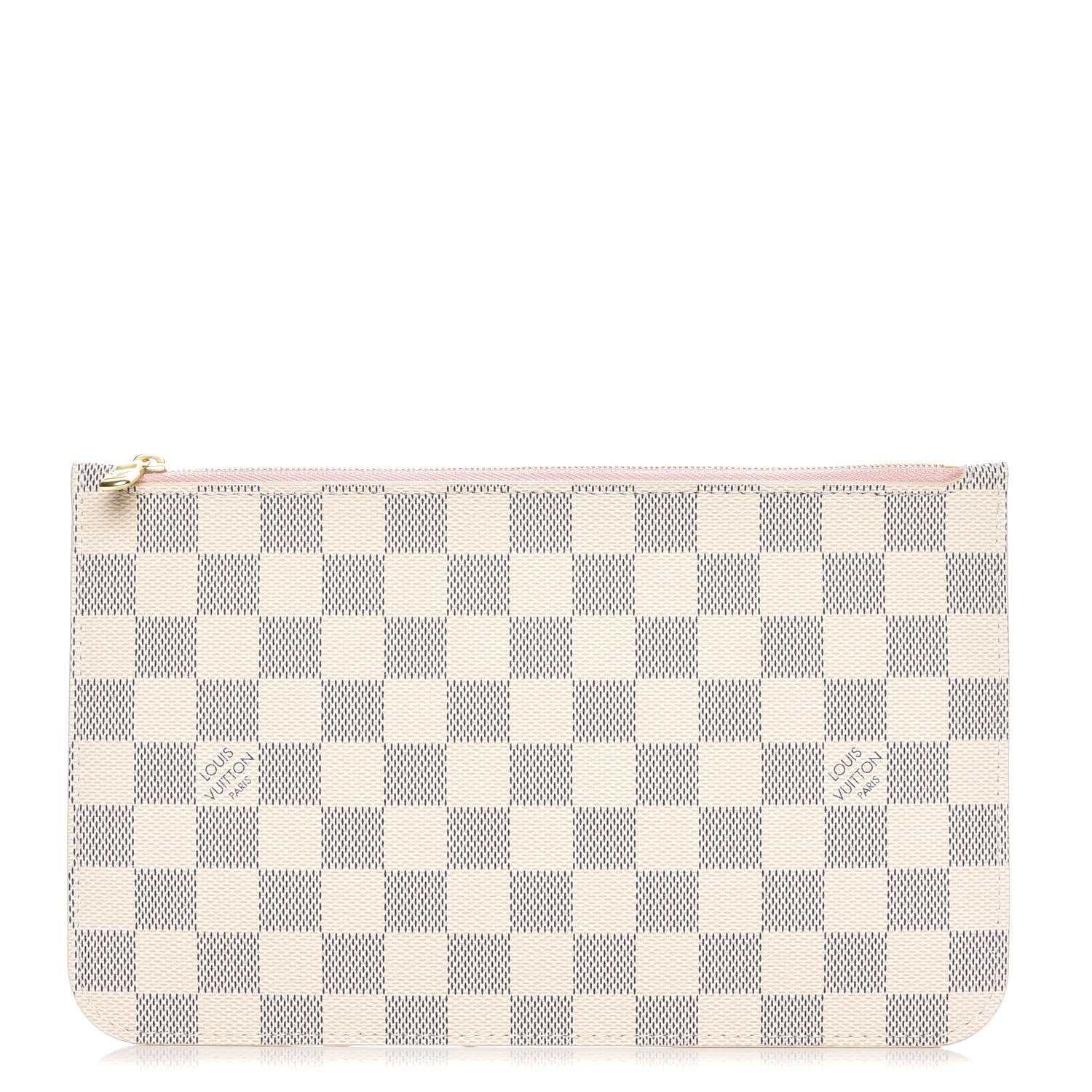 Louis Vuitton Damier Azur Neverfull MM GM Pochette Rose Ballerine 1 of 8