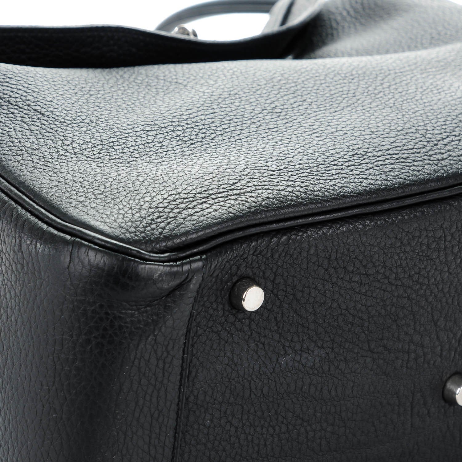 Hermes Taurillon Clemence Lindy 34 Black 5 of 9