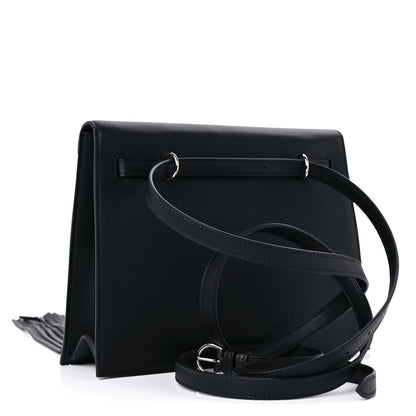 Hermes Swift Kelly Danse Anate Fringed Belt Bag Black 4 of 13