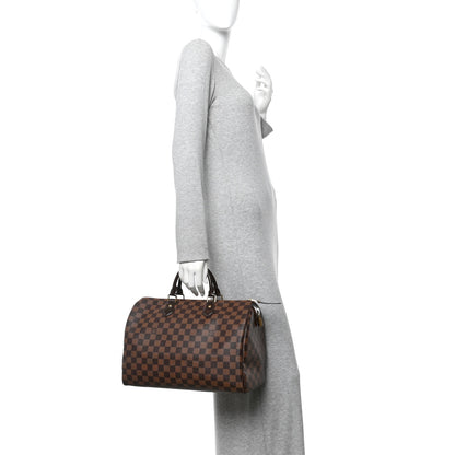 Louis Vuitton Damier Ebene Speedy 35 2 of 10