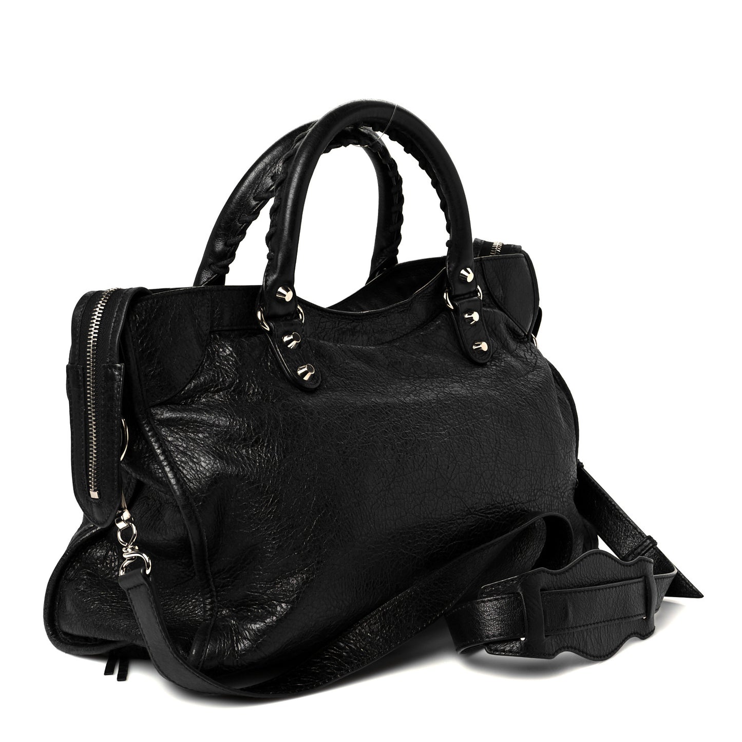 Agneau Arena Silver Hardware Medium Le City Black