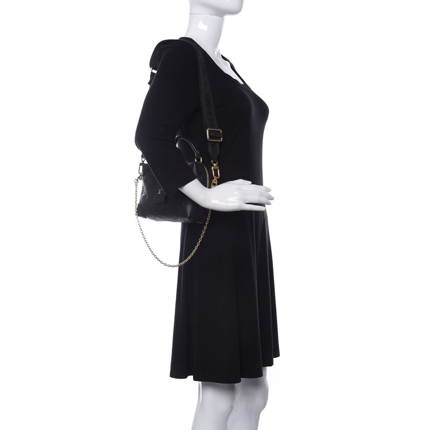 Louis Vuitton Empreinte Petite Malle Souple Black 2 of 9