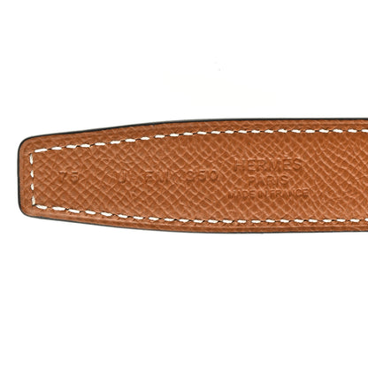 Hermes Box Epsom 32mm H Belt 75 30 Black Gold 4 of 4