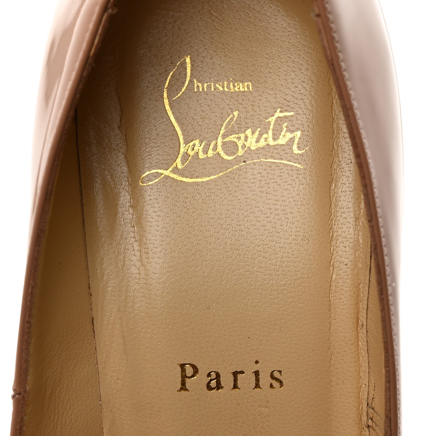 Christian Louboutin Patent New Very Prive 120 Pumps 40 Nude 6 of 8