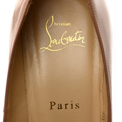 Christian Louboutin Patent New Very Prive 120 Pumps 40 Nude 6 of 8