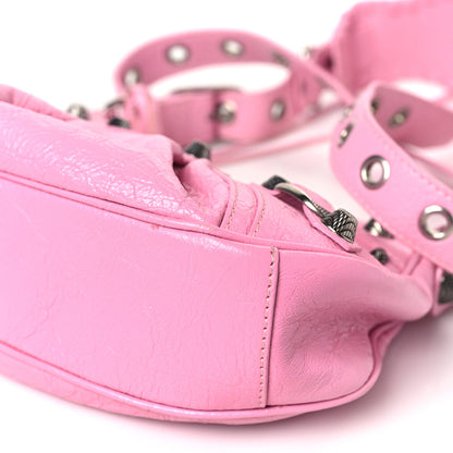 Balenciaga Agneau Arena Le Cagole Shoulder Bag XS Candy Pink 9 of 9