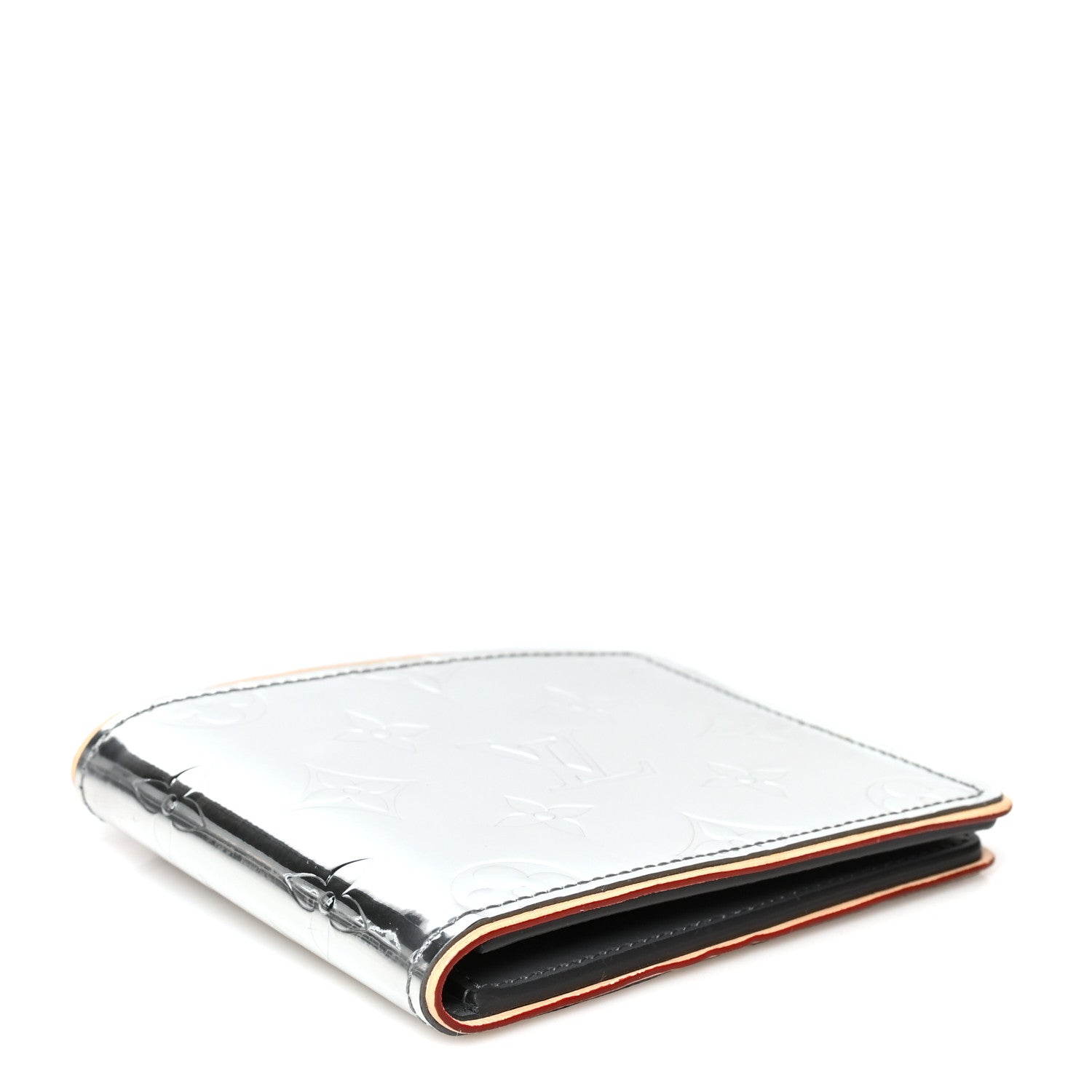 Louis Vuitton Monogram Mirror Slender Wallet Silver 4 of 7