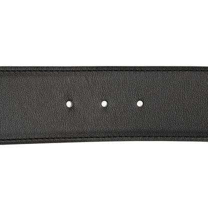 Hermes Tadelakt Epsom 42mm Constance 2 H Belt 105 Black Gold 4 of 6