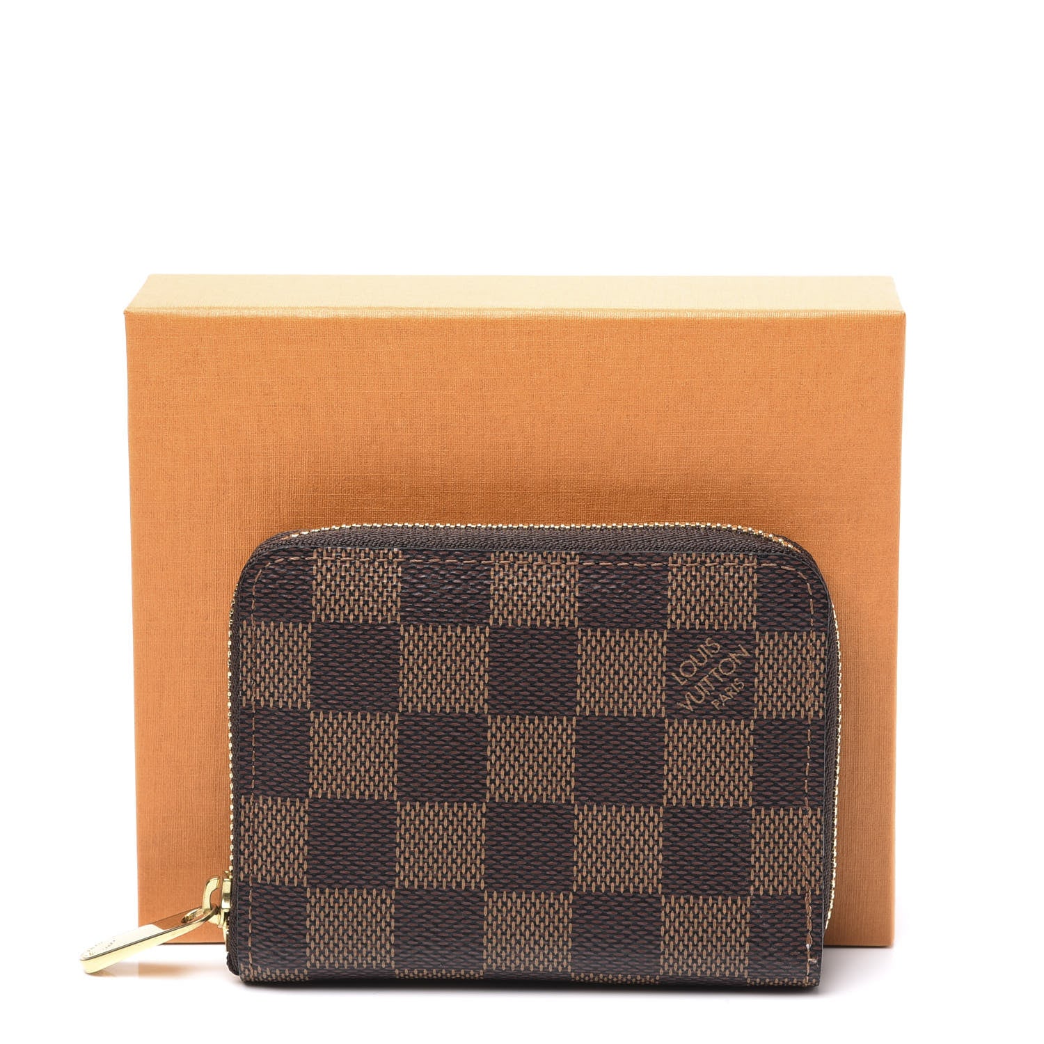 Louis Vuitton Damier Ebene Zippy Coin Purse Rose Ballerine 9 of 9