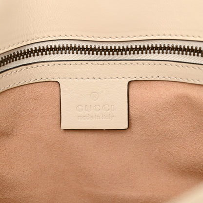 Gucci Calfskin Matelasse Small GG Marmont Shoulder Bag White 6 of 14