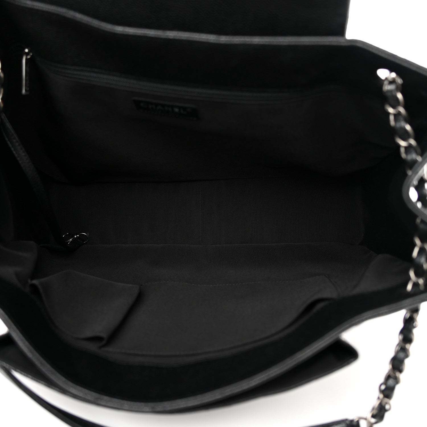 Chanel Caviar Quilted Flap Tote Black 5 of 13