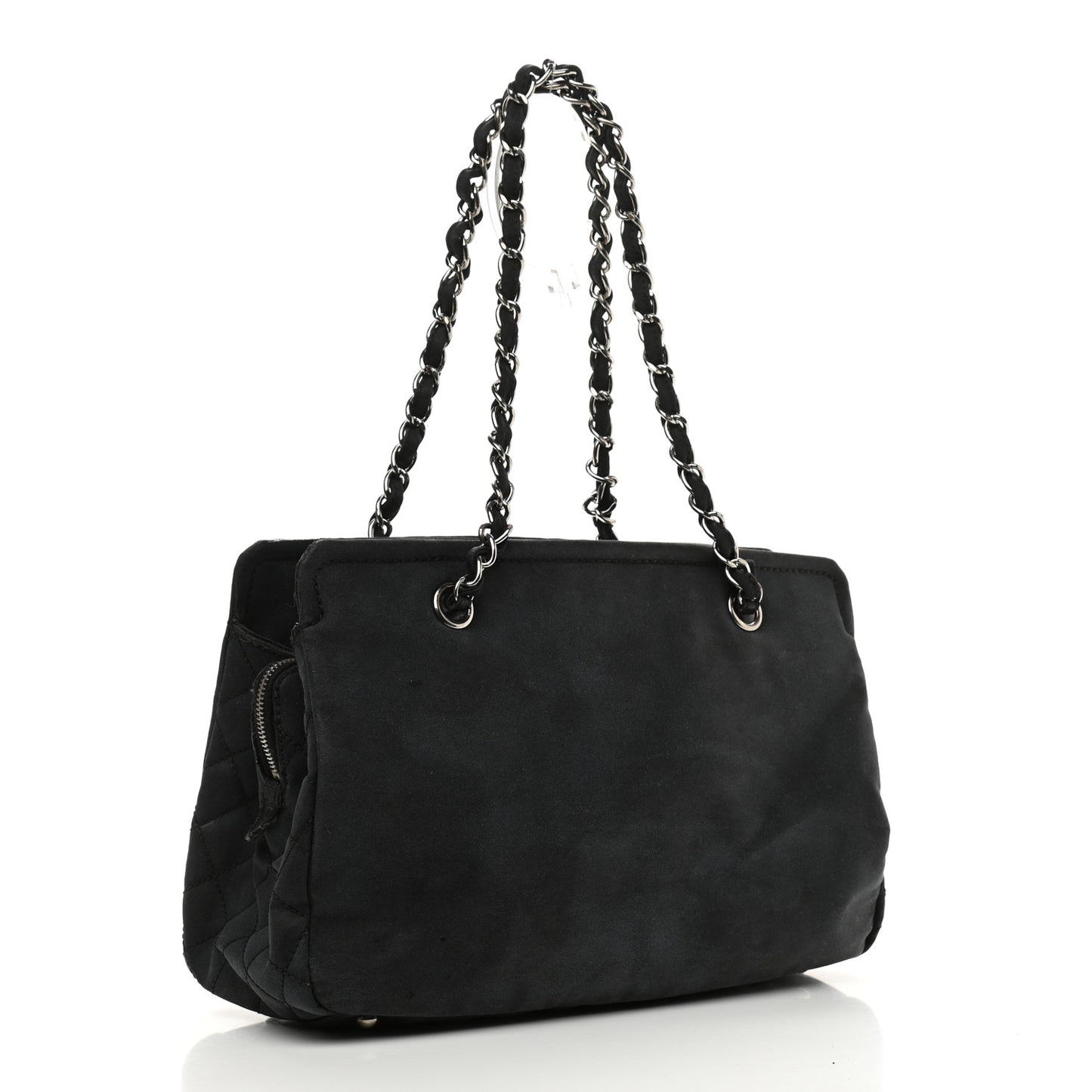 Canvas Lipstick Ligne Tote Black