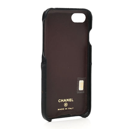 Chanel Lambskin Quilted iPhone 7/8 Coco Tech Case Black 3 of 9