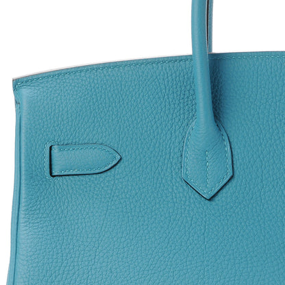 Hermes Togo Birkin 35 Turquoise 23 of 31