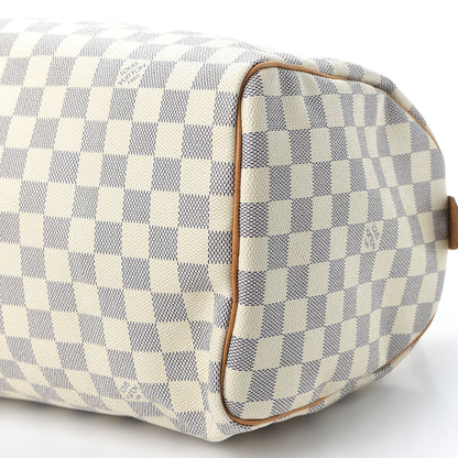 Louis Vuitton Damier Azur Speedy 30 6 of 9