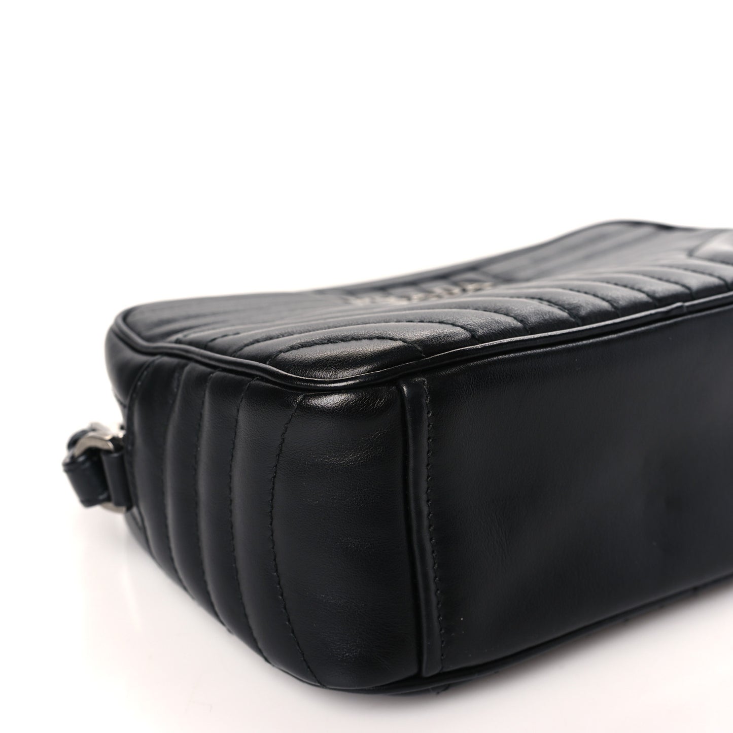 Soft Calfskin Diagramme Camera Bag Black