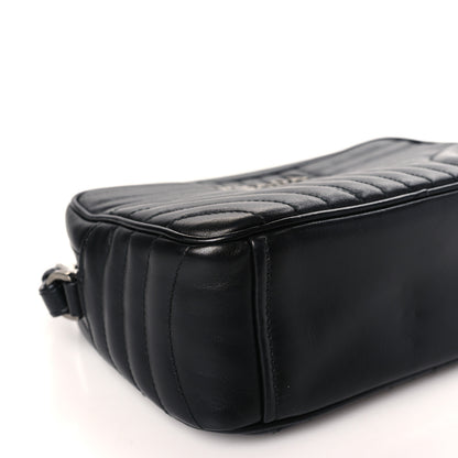 Prada Soft Calfskin Diagramme Camera Bag Black 7 of 9