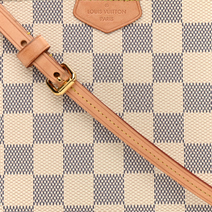 Louis Vuitton Damier Azur Double Zip Pochette 8 of 11