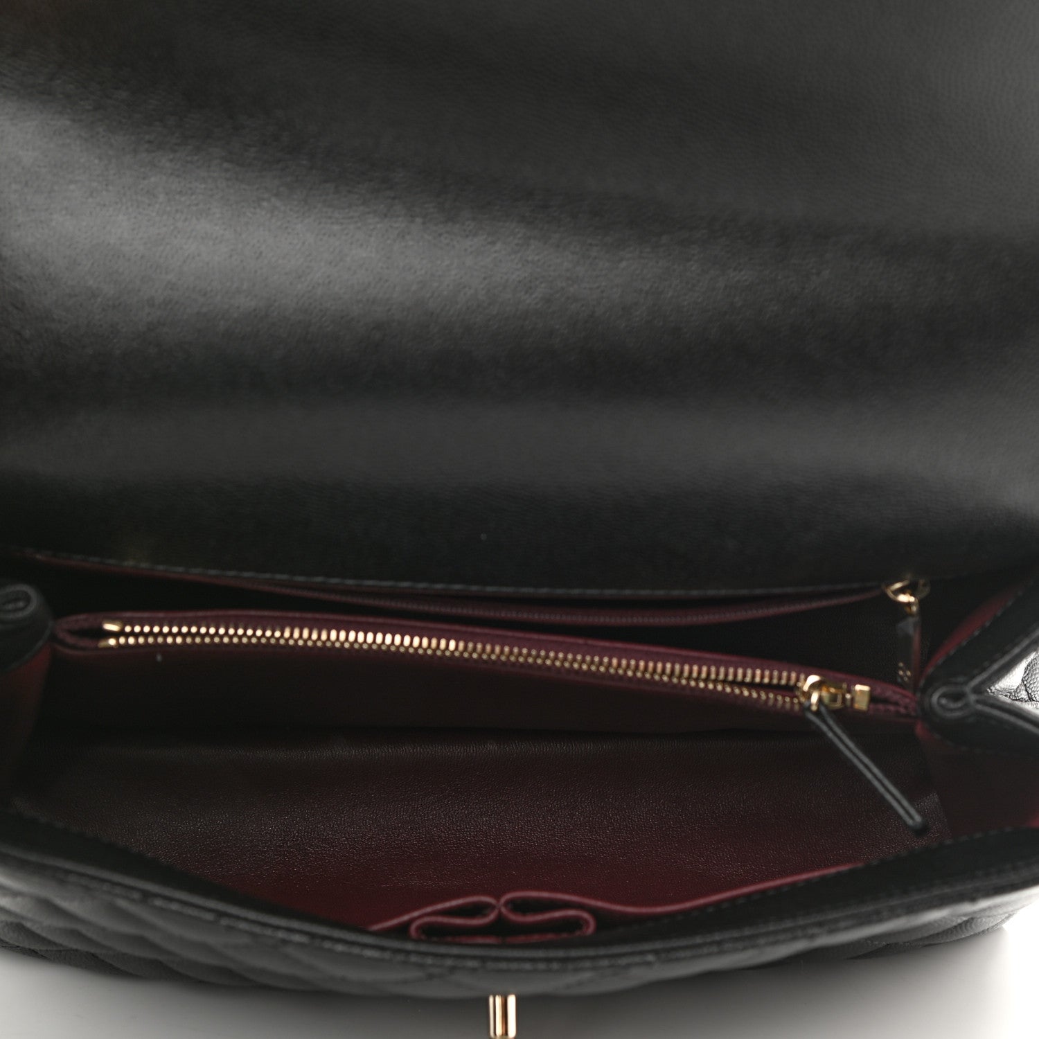 Chanel Caviar Quilted Small Coco Handle Flap Black 5 of 10