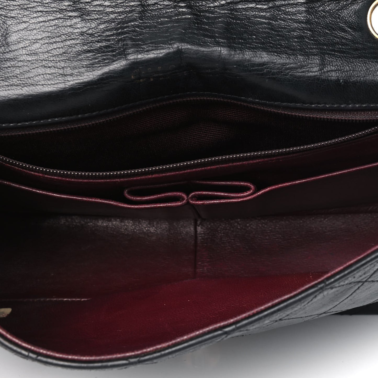 Lambskin Quilted Small Single Flap Black
