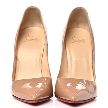 Christian Louboutin Patent So Kate 120 Pumps 38.5 Nude 2 of 14