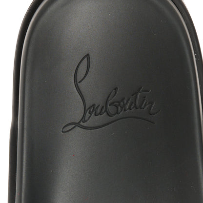 Christian Louboutin Suede Womens Navy Pool Donna Flat Slide Sandals 37 Black 7 of 10