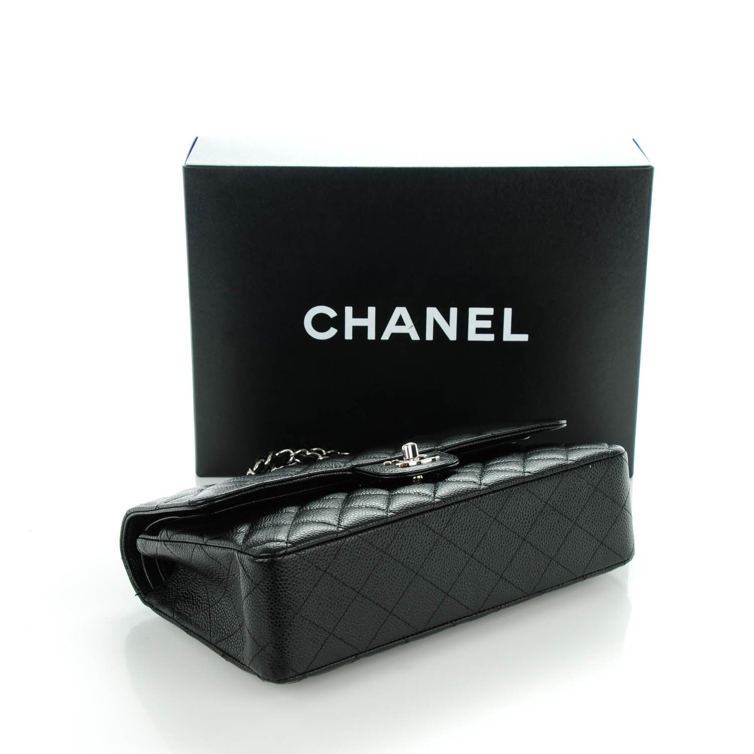 Chanel Caviar Quilted Medium Double Flap Black 4 of 8